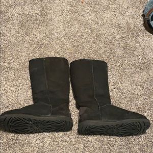 Black tall UGG boots size 9